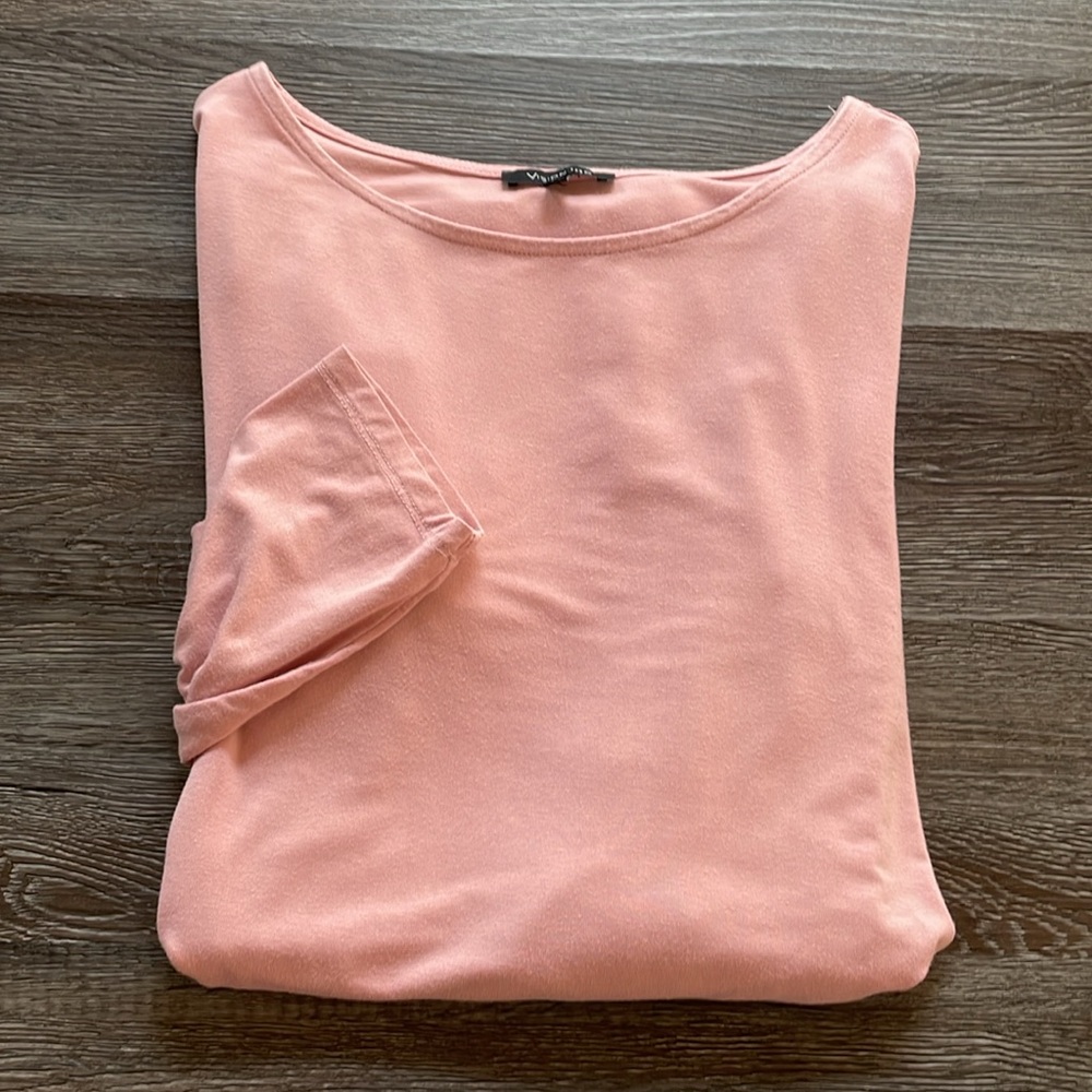 Vision 155 Mauve Tunic 3/4 length Sleeves Ballet Pink Women’s Size Small
